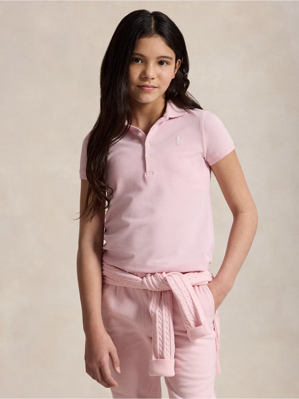 Girls Ralph Lauren Pink Polo - Size 8-10 years